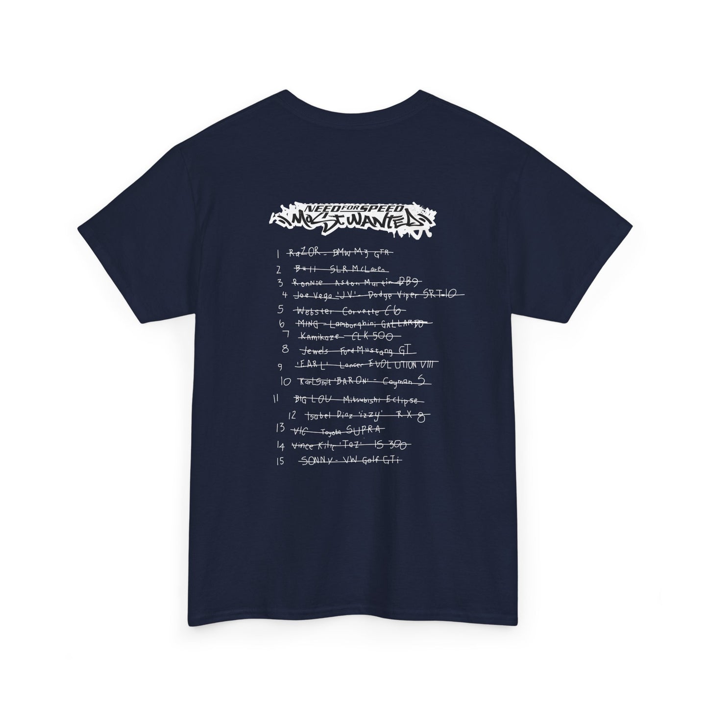 Need for Speed Most Wanted Blacklist Defeated T-shirt