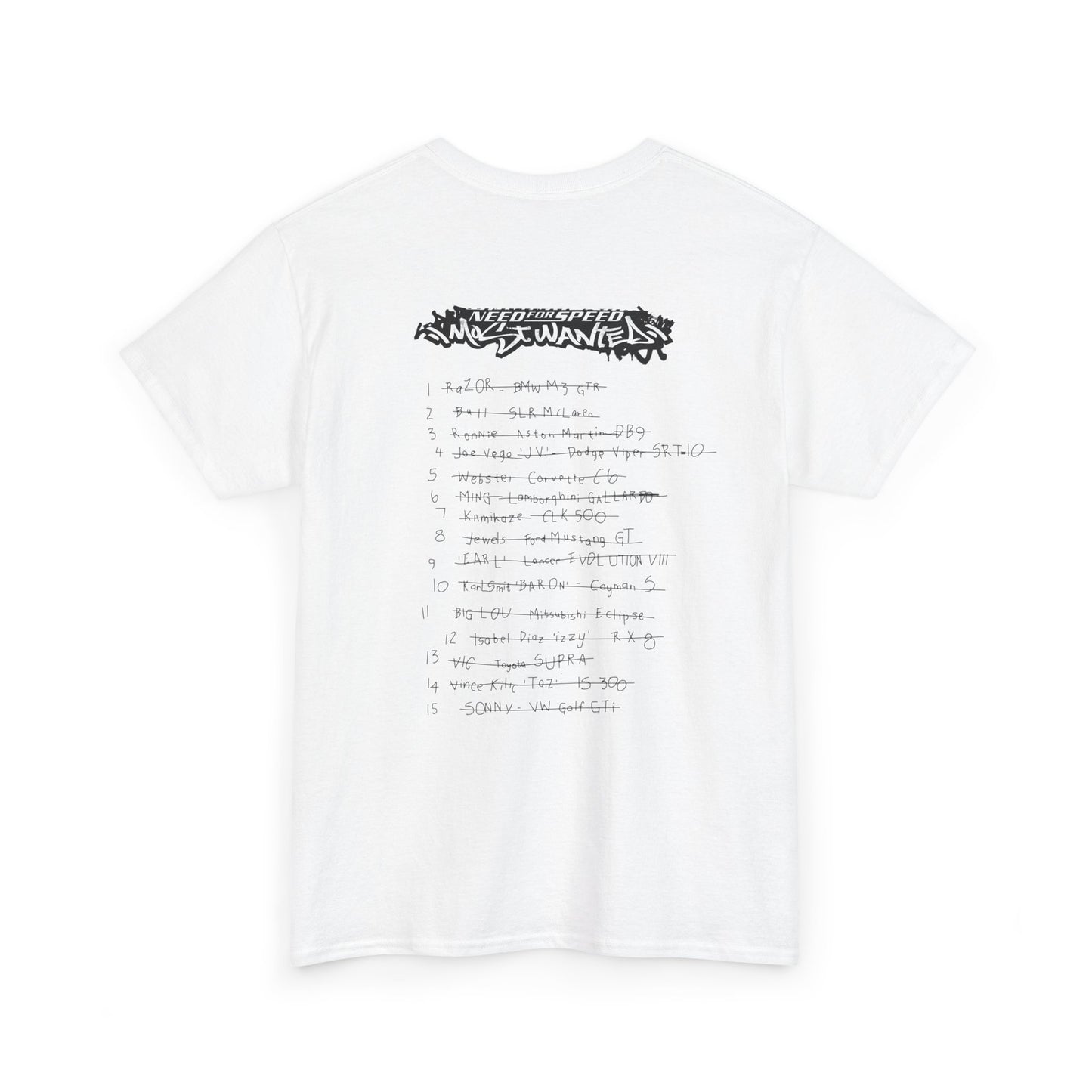 Need for Speed Most Wanted Blacklist Defeated T-shirt