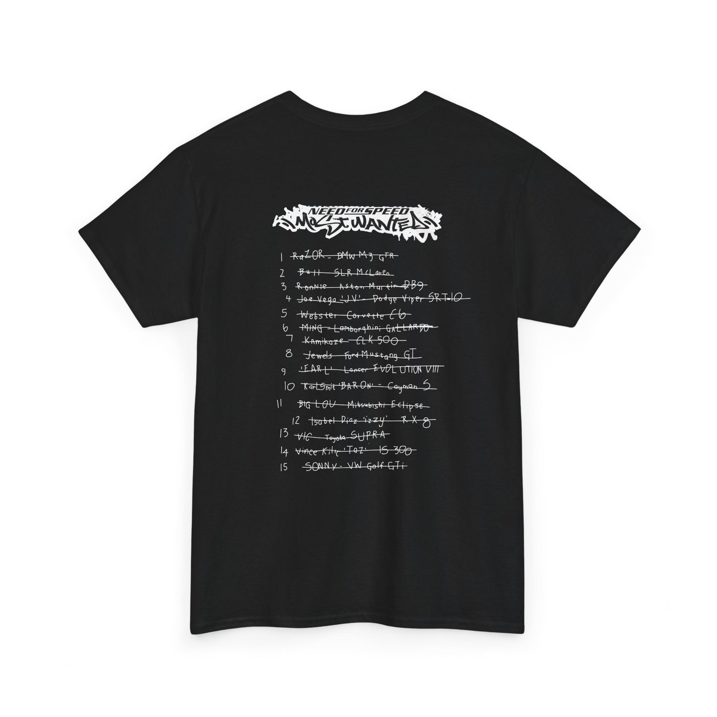 Need for Speed Most Wanted Blacklist Defeated T-shirt