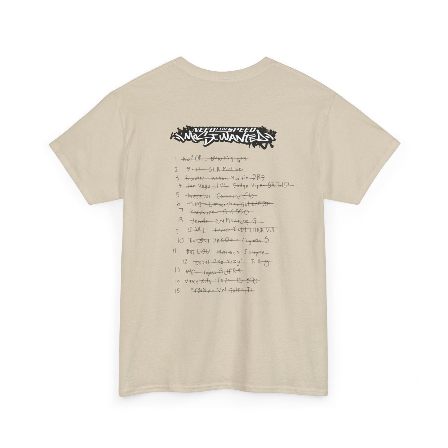 Need for Speed Most Wanted Blacklist Defeated T-shirt