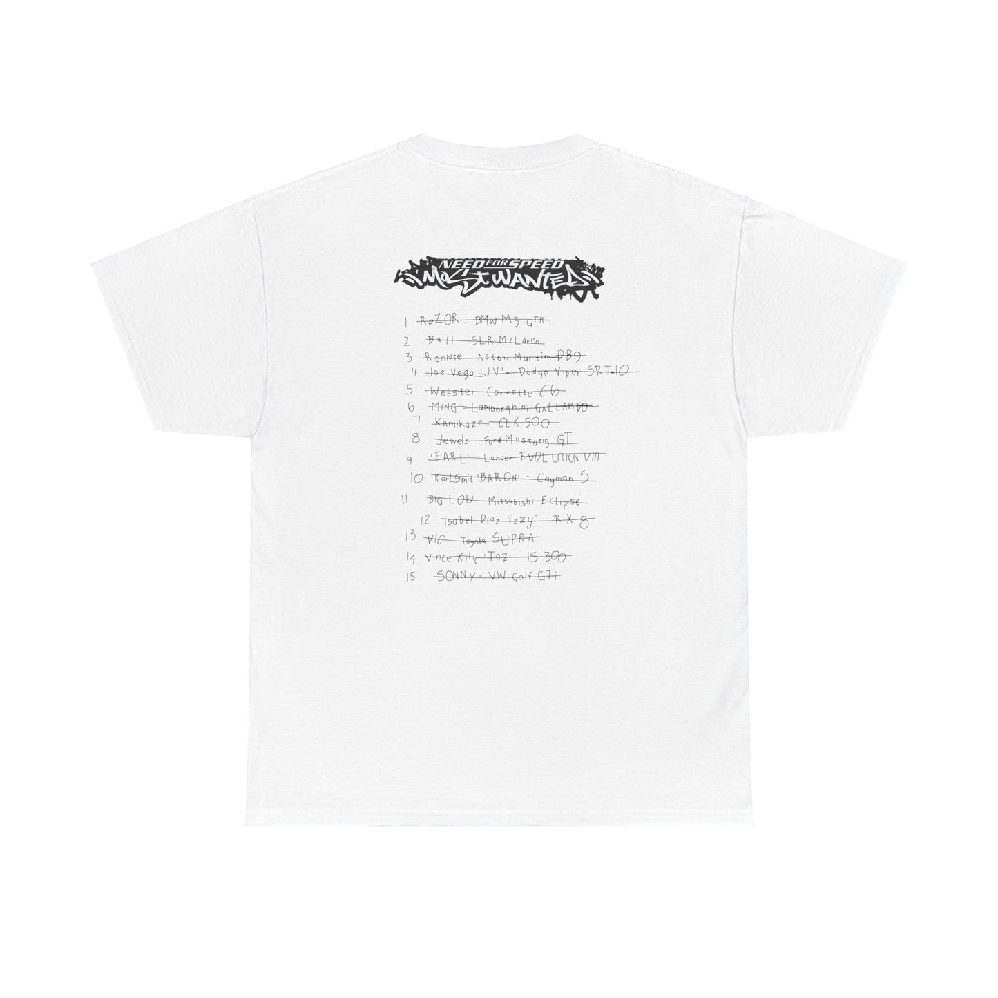 Need for Speed Most Wanted Blacklist Defeated T-shirt