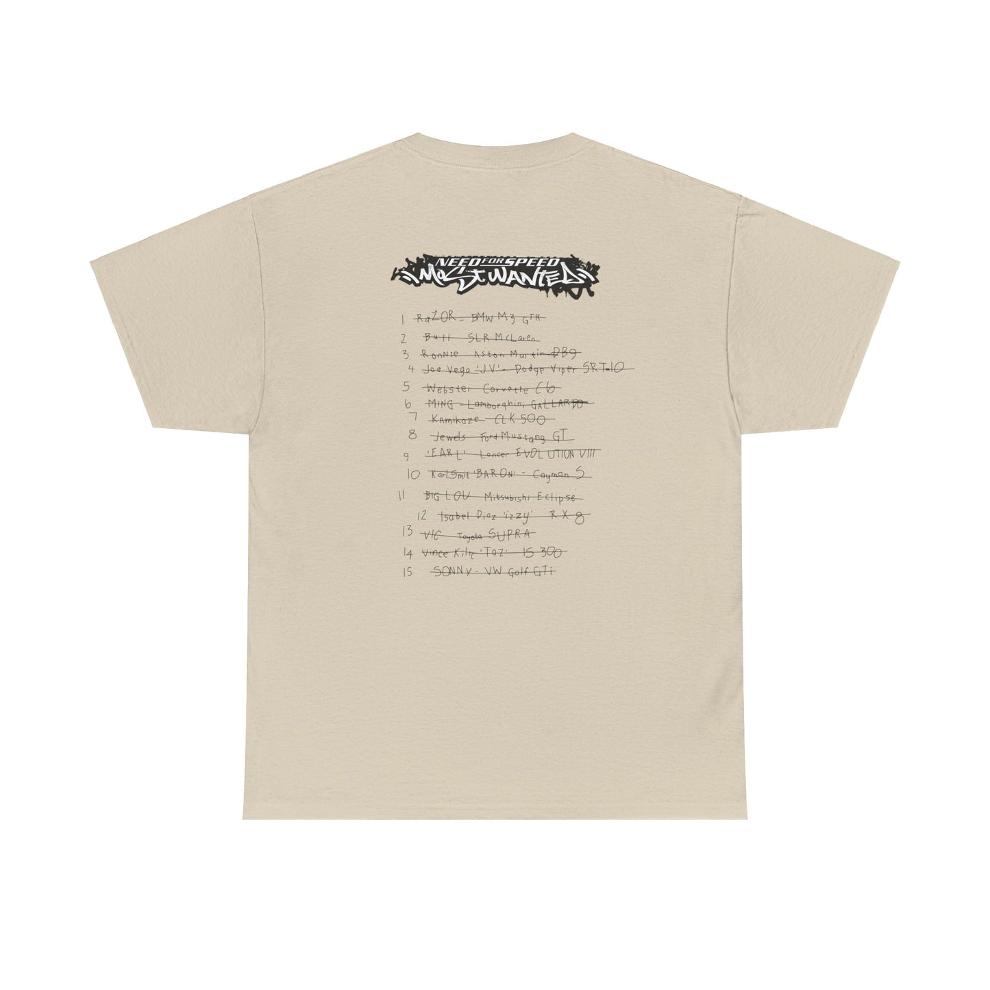 Need for Speed Most Wanted Blacklist Defeated T-shirt