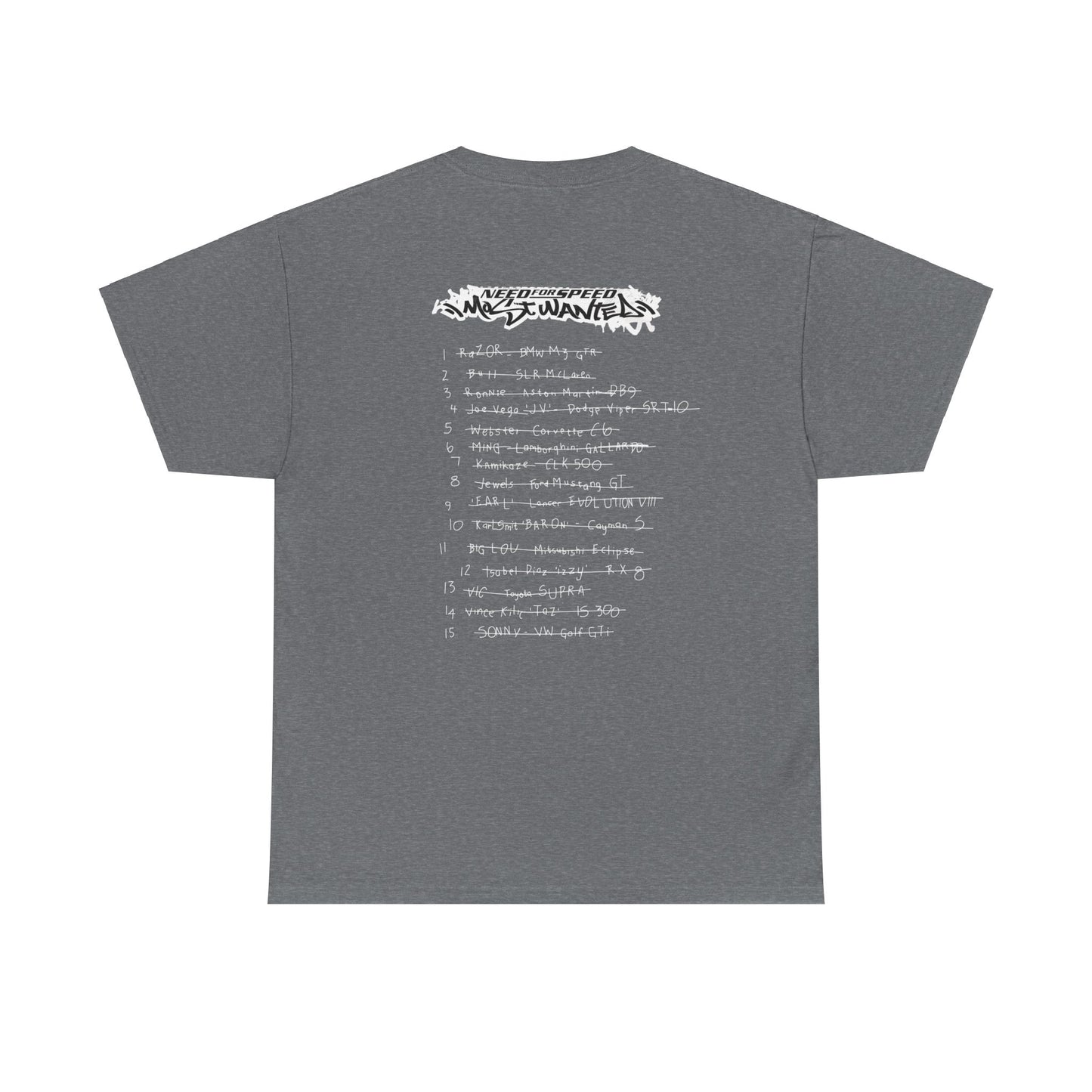 Need for Speed Most Wanted Blacklist Defeated T-shirt